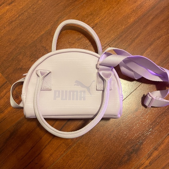 PUMA Purple Mini Sports Bag - Picture 1 of 7